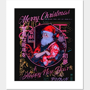 Kabuki Santa Merry Christmas Posters and Art